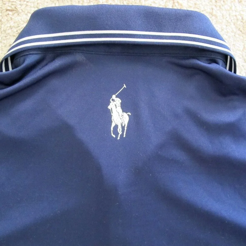 Polo Ralph Lauren Short Sleeve Performance Polo Shirt Men's XL‎ PGA Logo Stretch